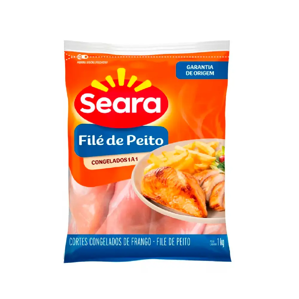 Filete de pechuga de pollo Seara (1kg)