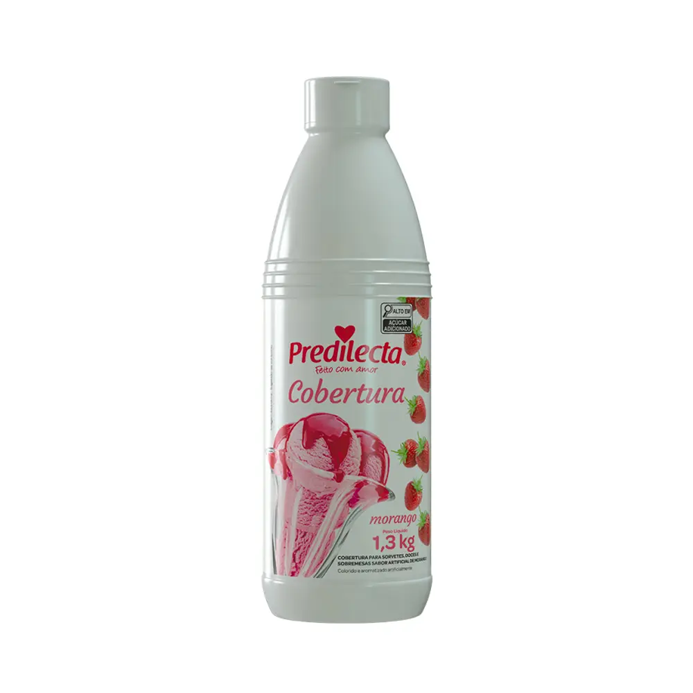 Cobertura de fresa PREDILECTA (1,3kg)
