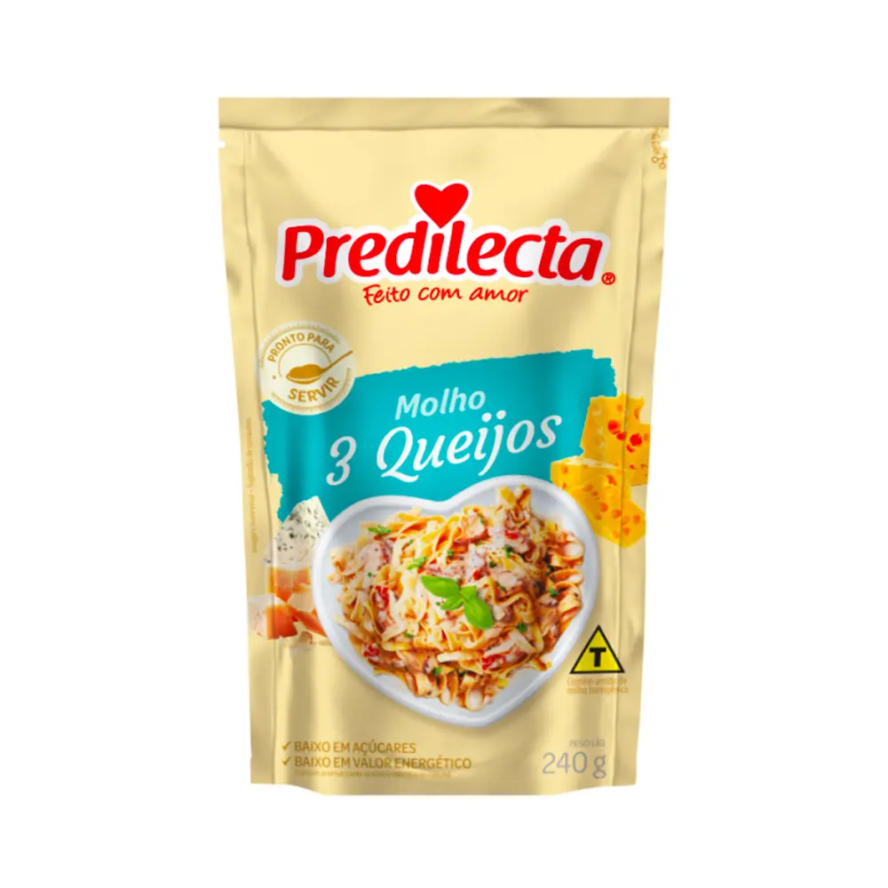 Salsa de tres quesos PREDILECTA (240g)