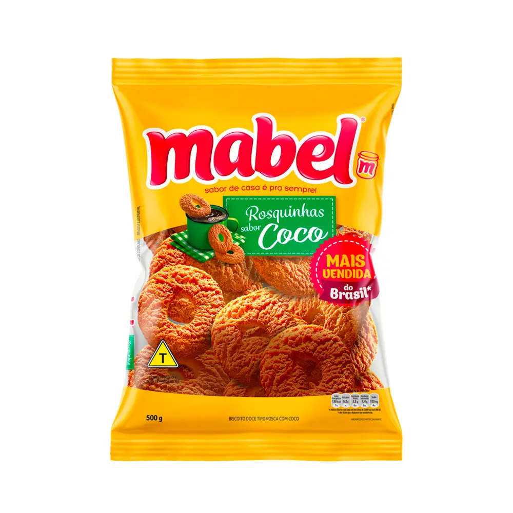 Galletas de rosquilla con sabor a coco  Mabel Vizhoja (500g)