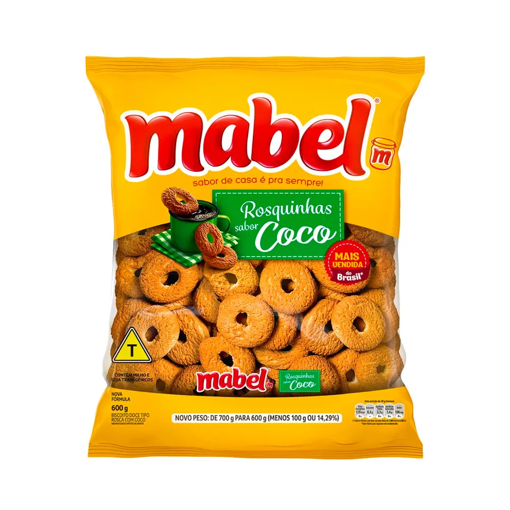 Galletas con sabor a coco MABEL VIZHOJA (600g)