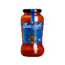 Salsa de tomate y albahaca SACCIALI (500g)